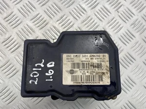 2012 MINI COUNTRYMAN R60 1.6 DIESEL ABS PUMP & CONTROL MODULE OEM 6796703 - Picture 1 of 7