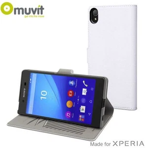  Muvit Slim Folio Hülle für Sony Xperia Z3 - Weiß - Bild 1 von 4