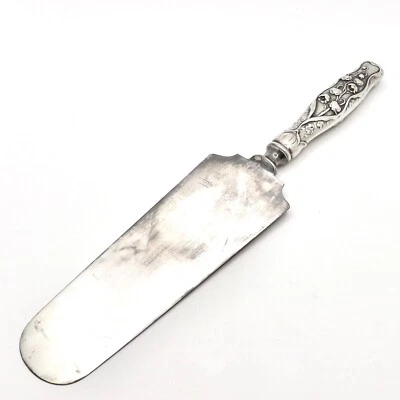 Antiguo servidor de tartas Whiting Lily of the Valley plata de ley 96 gr Foto 1 de 4