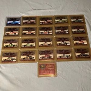 1991 Winston Cup 20th Anniversary 20 Years Of Nascar Champions 21Card Set Bonus - Picture 1 of 10