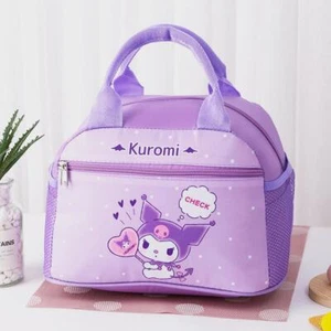 Sanrio Hello Kitty Lunch Bag - Insulated, Waterproof, Kuromi & Cinnamoroll Desig - Picture 1 of 27