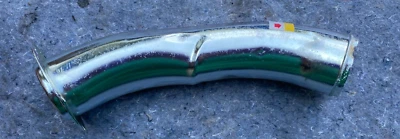 Ford Mustang 1965 1966 tubo de llenado de combustible de gasolina despojado chapado OEM tiene una abolladura Foto 1 de 4