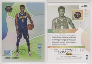 2018-19 Panini Status Rookies 1 Green Jarred Vanderbilt #105 Rookie RC