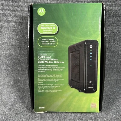 Motorola SBG6580 SURFboard DOCSIS 3.0 Cable Modem Wi-Fi Dual Band Router OpenBox - Image 1 of 4