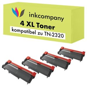 4 XXL TONER kompatibel zu Brother TN2320 HL-L2300D L2340DW L2360DN MFC-L2700DW L