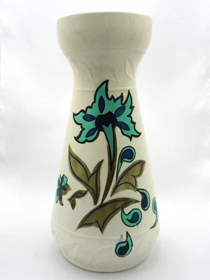 ⭐ Vintage Ellgreave Rustic Vase Retro Pottery Art Nouveau Style 1950's - Image 1 of 4