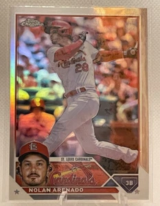 🔥2023 Topps Chrome #115 Nolan Arenado ⭐️Refractor⭐️ St. Louis Cardinals🔥 - Picture 1 of 7