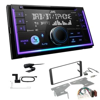 JVC KW-DB95BT Autoradio Bluetooth DAB+ für Toyota GT 86 Coupe ab 2012 schwarz - Bild 1 von 4