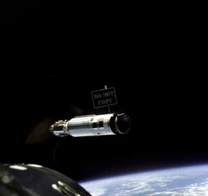 Agena Target Vehicle seen from Gemini 8 spacecraft Gemini Program 12X12 PHOTO - Picture 1 of 1