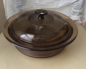 Visions Cookware Casserole / Pot V-33-B 2.5 qt Amber - Picture 1 of 5