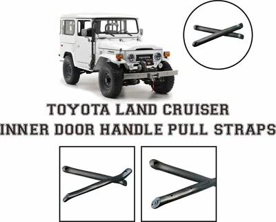 TOYOTA LAND CRUISER FJ40 FJ45 HJ45 BJ40 BJ42 INNER DOOR HANDLE PULL STRAPS PAIR - Image 1 of 3