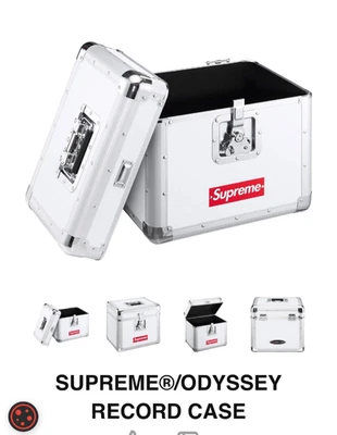 Supreme x Odyssey LP/12” Estuche de Almacenamiento de Discos de Vinilo SS25 ¡Nuevo en Caja! Foto 1 de 4