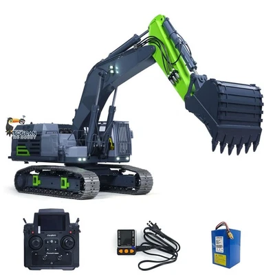 1/12 RC Metall Raupen Hydraulik Bagger 395F Fahrzeug Modell RTR Licht Sound - Bild 1 von 4