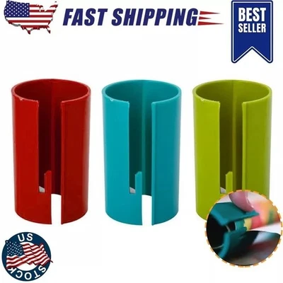 3PCS Sliding Wrapping Paper Cutter Christmas Gift Wrap Paper Craft Cutting Tool - Image 1 of 4