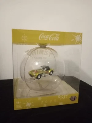 2025 M2 Machines Christmas Ornament Coca Cola 1965 Ford Shelby Cobra - Image 1 of 4