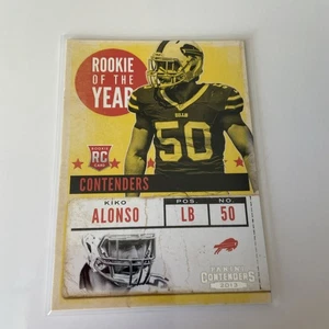 2013 Panini Contenders of the Year Gold 66/99 Kiko Alonso #18 Rookie - Picture 1 of 2