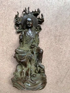 WOW 5.5 Inches Tibetan Bronze Hand Made *Monk* Statue !!! - Picture 1 of 8