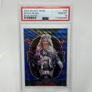 2023 Select WWE Prizms Blue Wave #36 Alexa Bliss CONCOURSE 60/99 PSA 10 GEMA - Imagen 1 de 2