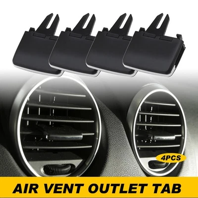 4 x 空调通风口插座标签夹适用于 2013 - 2016 梅赛德斯 - 奔驰 GL350 GL450 GL550 — 第 1/4 张图片