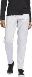 adidas Women’s Relaxed Fit Tapered Legs Fleece Pant, Light Gray, XS - Picture 1 of 4