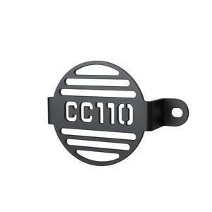 Horn Protector Guard For HONDA CC50 CROSS CUB 50 CT125 CT110 CUB DAX125 Black - Picture 1 of 7