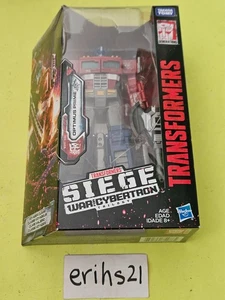 Figura Transformers Siege WFC-S11 War For Cybertron OPTIMUS PRIME Voyager Nueva - Imagen 1 de 4