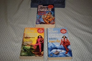 Powers Trilogy series/set Anne McCaffrey/Elizabeth Ann Scarborough (1st Edition) - Foto 1 di 6