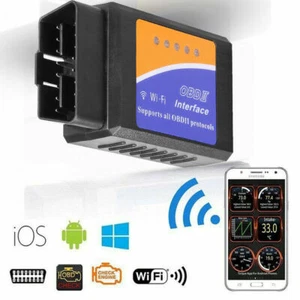 Car Code Scanner WIFI OBDII Reader Diagnostic Scanner Engine Check Tool - Picture 1 of 11