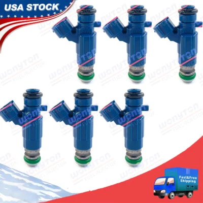 Kit(6) Fuel Injectors For Dens* Nissan Infiniti G37 GTR 63570 14002-AN001 Foto 1 de 4