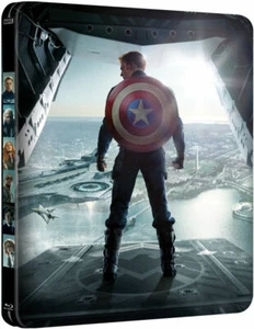 CAPTAIN AMERICA THE WINTER SOLDIER 2D/3D Ltd Bluray Steelbook BRAND NEW SEALED - Foto 1 di 4