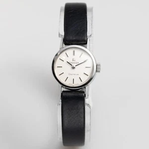 Omega Genève Ladies Manual Vintage Silver Cocktail Mini Watch 20 mm - Picture 1 of 12