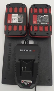 Ladegeräthalter & Akkuhalter passend für Parkside 20V Akku/ PLG 20 C1 Ladegerät - Bild 1 von 6