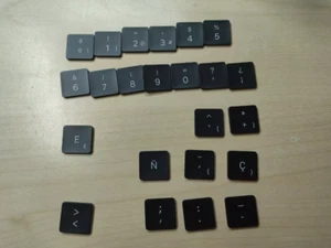 MacBook Pro Key Set Spanish Layout M1 A2338 A2141 A2289 A2251 2019 2020 2021 - Photo 1/7