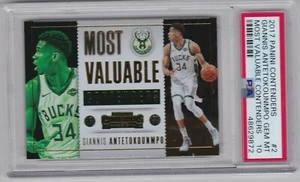 2017 Panini Contender G. Antetokounmpo #2, Most Valuable, PSA GEM MINT 10 (9872) - Picture 1 of 1