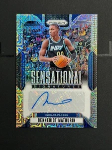 2024-25 Prizm Bennedict Mathurin Sensational Signature Auto Mojo /25 #Z - Picture 1 of 2