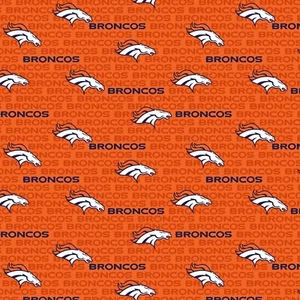 2/3 Yard NFL Denver Broncos Quilting Cotton Fabric 14501-D 25"L x 60"W - Picture 1 of 1