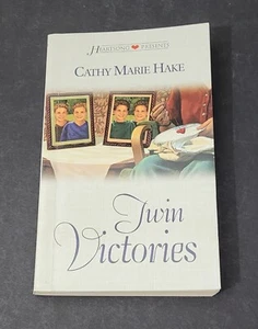 Twin Victories (Heartsong Presents) by Cathy Marie Hake Paperback-Like New Cond. - Picture 1 of 2