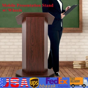 NEW Conference Presentation Stand, Portable Presentation Standing for Classroom - Bild 1 von 19