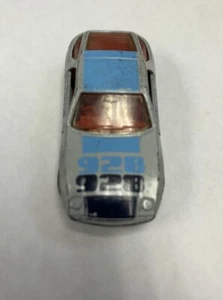 1979 Matchbox Superfast Porsche 928 Blue on Gray Diecast Car - Picture 1 of 8