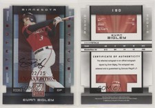 2008 Donruss Elite Extra Edition Status Red Die-Cuts /25 Evan Bigley #180 Auto