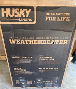 Husky Liners Weatherbeater Floor Mats 2018-2023 Toyota Tacoma Double Cab #13971 - Picture 1 of 3