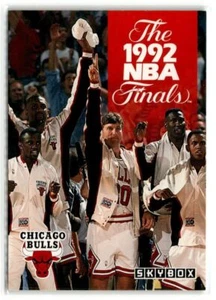 The 1992 NBA Finals Chicago Bulls 1992-93 SkyBox #318 - Picture 1 of 2