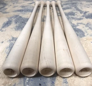 5 Cupped-GAME READY Wooden Blem Baseball Bats  (FREE SHIPPING! - Picture 1 of 3