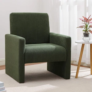 Accent Chair with Arms for Living Room, Modern Lamb fluff Single Sofa Armchair - Picture 1 of 66