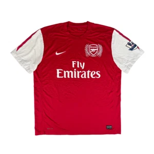 ARSENAL FC 2011/12 NIKE Home Football Shirt XL Mens Vintage Soccer Jersey - Picture 1 of 12
