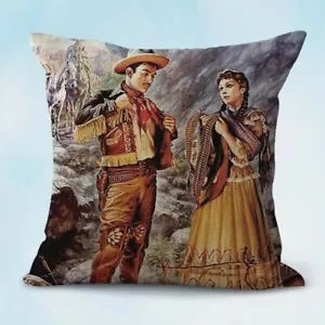 Spanische klassische Cowboy Cowgirl mexikanische Terrasse Sitz Kissenbezüge - Bild 1 von 2