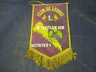 Vintage Lions Club International Banner Flag Mazatlan Sinaloa Mexico