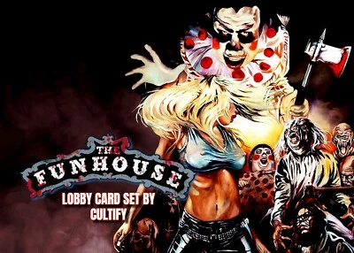 The Funhouse 1981 Lobby Card Set Of 12 5x7 - Image 1 of 4
