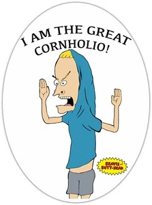 Cornholio Beavis Butt-Head Vinyl Sticker Decal Car Truck Laptop Window SIZES - Picture 1 of 2