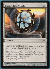 Unwinding Clock New Phyrexia NM Artifact Rare MAGIC CARD (ID# 249448) ABUGames